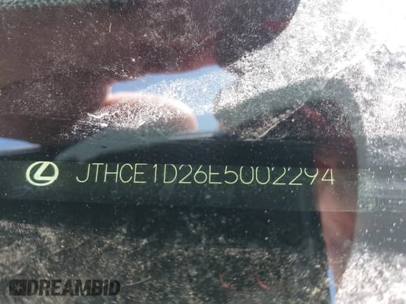 ✅ 2014 Lexus IS 350 • VIN: JTHCE1D26E5002294 • Lot: 42261693. Listed on IAAI with 159,099 mi. Free auction sales archive from the USA and detailed vehicle history report at DreamBid. Image 9.