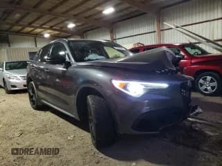 ✅ 2019 Alfa Romeo Stelvio • VIN: ZASPAJAN9K7C43819 • Лот: 65630382. Опубликован ранее на Copart с пробегом 53 302 миль. Бесплатный доступ к архиву аукционных продаж из США и подробный отчёт об истории автомобиля на DreamBid. Изображение 1.