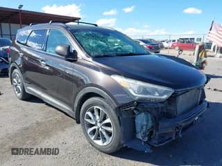✅ 2017 Hyundai Santa Fe SE • VIN: KM8SM4HF8HU246582 • Lot: 43473971. Listed on IAAI with 87,795 mi. Free auction sales archive from the USA and detailed vehicle history report at DreamBid. Image 1.