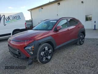 2025 Hyundai Kona SEL with VIN KM8HB3AB1SU308106, listed as a Copart auction lot 89530295 with 8,625 mi miles and Clean title. Bid and sale history available at DreamBid. Image 1.