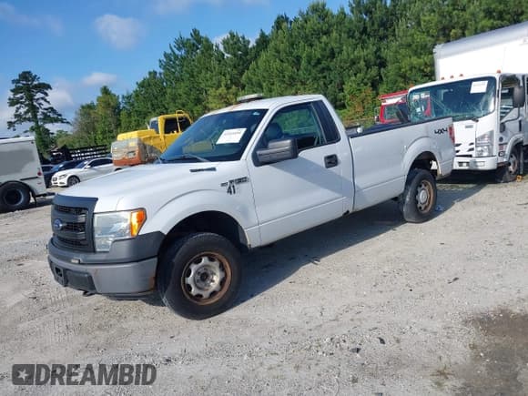 ✅ 2014 Ford F-150 XL • VIN: 1FTMF1EM8EKF10898 • Lot: 42414454. Listed on IAAI with 66,791 mi. Free auction sales archive from the USA and detailed vehicle history report at DreamBid. Image 2.