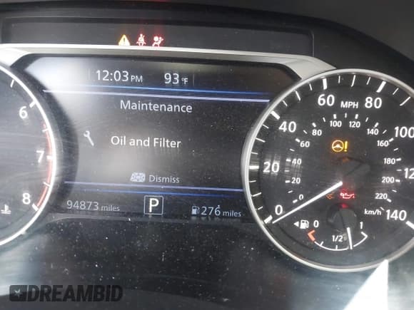 ✅ 2019 Nissan Altima SV • VIN: 1N4BL4DV2KC128311 • Lot: 42138328. Listed on IAAI with 94,873 mi. Free auction sales archive from the USA and detailed vehicle history report at DreamBid. Image 7.