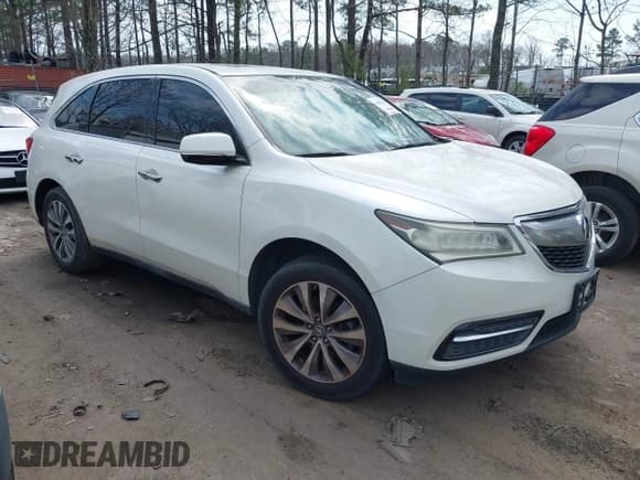 ✅ 2014 Acura MDX Technology • VIN: 5FRYD3H66EB003655 • Lot: 41865074. Wystawiony na IAAI z przebiegiem 232 752 mil. Bezpłatny archiwum sprzedaży aukcyjnych z USA i szczegółowy raport historii pojazdu na DreamBid. Zdjęcie 1.