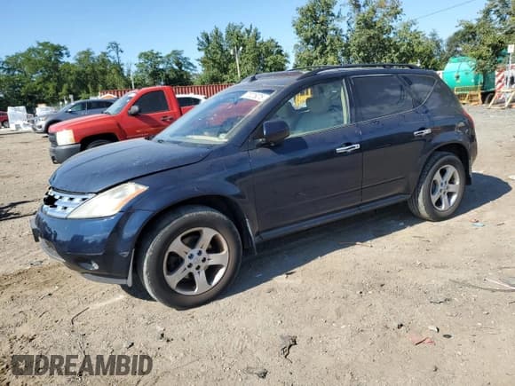 ✅ 2004 Nissan Murano SE • VIN: JN8AZ08W94W334019 • Lot: 70025075. Wystawiony na Copart z przebiegiem 169 456 mil. Bezpłatny archiwum sprzedaży aukcyjnych z USA i szczegółowy raport historii pojazdu na DreamBid. Zdjęcie 1.