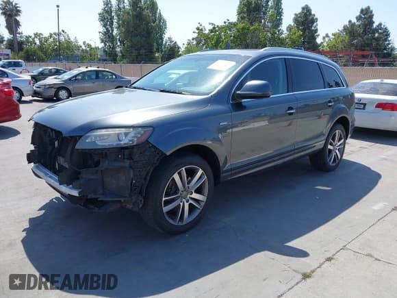 ✅ 2014 Audi Q7 Premium Plus • VIN: WA1LGBFE3ED013472 • Lot: 42435375. Listed on IAAI with 115,057 mi. Free auction sales archive from the USA and detailed vehicle history report at DreamBid. Image 2.