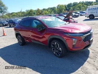 2024 Chevrolet Trax 2RS with VIN KL77LJE29RC167293, listed as a IAAI auction lot 43333902 with 16,470 mi miles and . Bid and sale history available at DreamBid. Image 1.