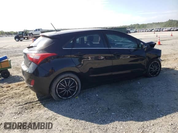 2017 Hyundai Elantra with VIN KMHD35LHXHU349349, listed as a Copart auction lot 66553455 with Not provided miles and Salvage title. Bid and sale history available at DreamBid. Image 3.