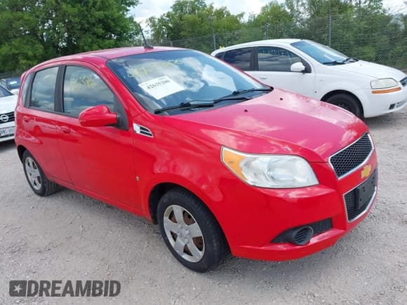 ✅ 2009 Chevrolet Aveo 1LT • VIN: KL1TD66E89B354784 • Lot: 42635200. Listed on IAAI with 86,270 mi. Free auction sales archive from the USA and detailed vehicle history report at DreamBid. Image 1.