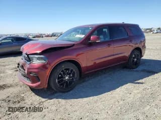 ✅ 2022 Dodge Durango GT Plus • VIN: 1C4RDHDG8NC214550 • Lot: 87294905. Listed on Copart with 41,280 mi. Free auction sales archive from the USA and detailed vehicle history report at DreamBid. Image 1.