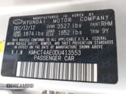 ✅ 2013 Hyundai Accent GLS • VIN: KMHCT4AE0DU413553 • Лот: 43335691. Опубликован ранее на IAAI с пробегом 126 844 миль. Бесплатный доступ к архиву аукционных продаж из США и подробный отчёт об истории автомобиля на DreamBid. Изображение 9.