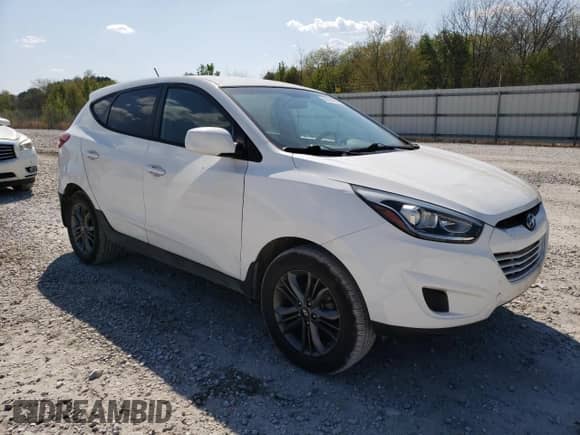 2015 Hyundai Tucson GLS with VIN KM8JTCAF3FU110022, listed as a Copart auction lot 47961694 with 60,354 mi miles and . Bid and sale history available at DreamBid. Image 4.