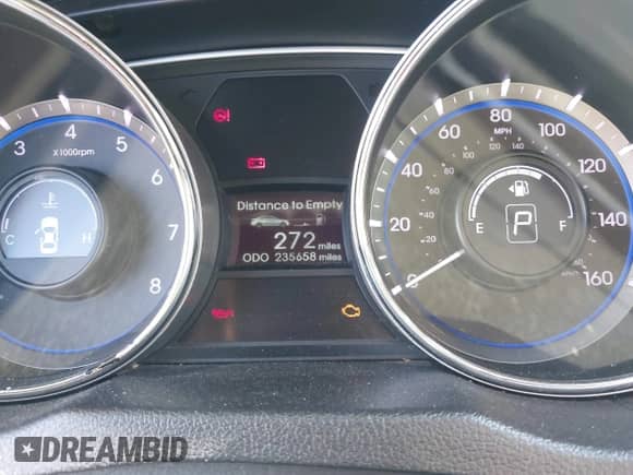 2014 Hyundai Sonata GLS with VIN 5NPEB4AC4EH936391, listed as a IAAI auction lot 43539313 with 235,658 mi miles and . Bid and sale history available at DreamBid. Image 7.