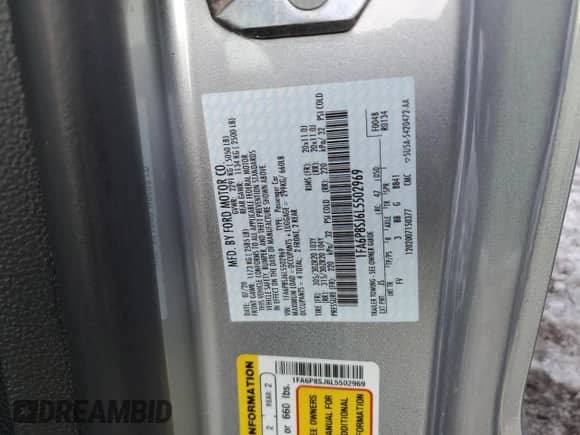 2020 Ford Mustang Shelby GT500 z VIN 1FA6P8SJ6L5502969, wystawiony jako Copart lot #46225115 z przebiegiem 12 678 mil mil oraz Szkoda całkowita • Salvage title. Historia ofert i sprzedaży dostępna na DreamBid. Obrazek 12.