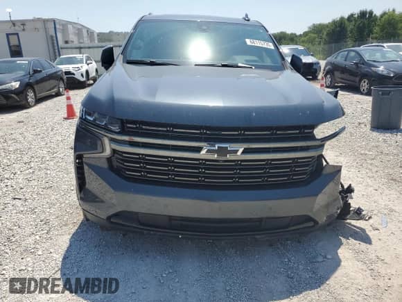 2021 Chevrolet Tahoe RST with VIN 1GNSKRKD8MR295896, listed as a Copart auction lot 68115735 with 21,435 mi miles and Salvage title. Bid and sale history available at DreamBid. Image 5.