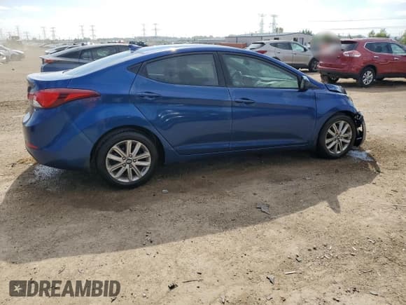 ✅ 2016 Hyundai Elantra SE • VIN: 5NPDH4AE7GH786548 • Lot: 70961195. Listed on Copart with 143,154 mi. Free auction sales archive from the USA and detailed vehicle history report at DreamBid. Image 3.