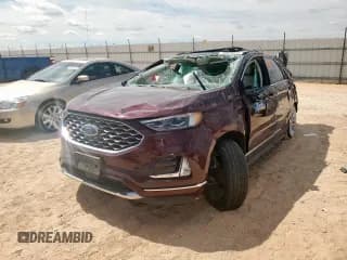 ✅ 2021 Ford Edge Titanium • VIN: 2FMPK4K91MBA06353 • Lot: 80874915. Wystawiony na Copart z przebiegiem 52 009 mil. Bezpłatny archiwum sprzedaży aukcyjnych z USA i szczegółowy raport historii pojazdu na DreamBid. Zdjęcie 1.