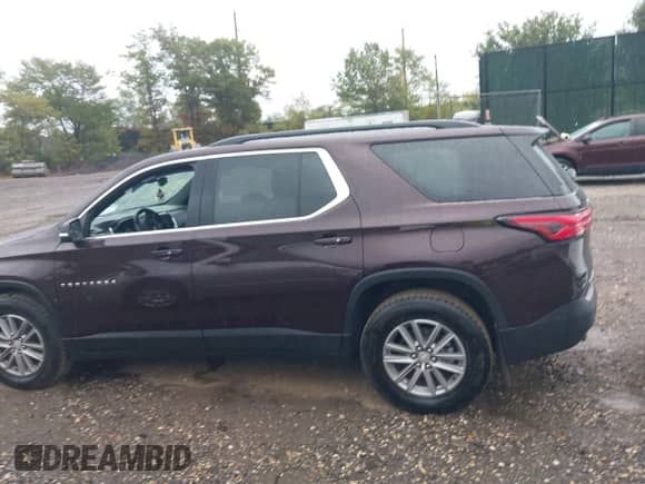 2023 Chevrolet Traverse LT Cloth with VIN 1GNEVGKW1PJ184457, listed as a IAAI auction lot 43392256 with 56,213 mi miles and . Bid and sale history available at DreamBid. Image 14.