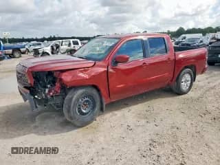 2024 Nissan Frontier SV with VIN 1N6ED1EJ3RN610053, listed as a Copart auction lot 84016695 with 23,601 mi miles and Salvage title. Bid and sale history available at DreamBid. Image 1.