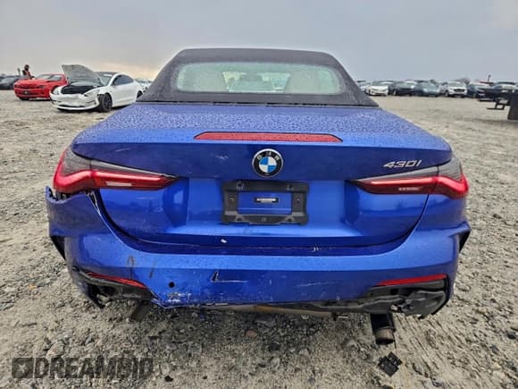 ✅ 2022 BMW 4 Series 430i • VIN: WBA23AT00NCJ35998 • Lot: 93921835. Listed on Copart with 44,022 mi. Free auction sales archive from the USA and detailed vehicle history report at DreamBid. Image 6.