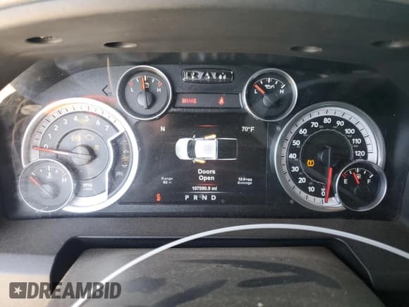 ✅ 2015 Ram 1500 Big Horn • VIN: 1C6RR7LT3FS527241 • Lot: 91712105. Listed on Copart with 107,090 mi. Free auction sales archive from the USA and detailed vehicle history report at DreamBid. Image 9.