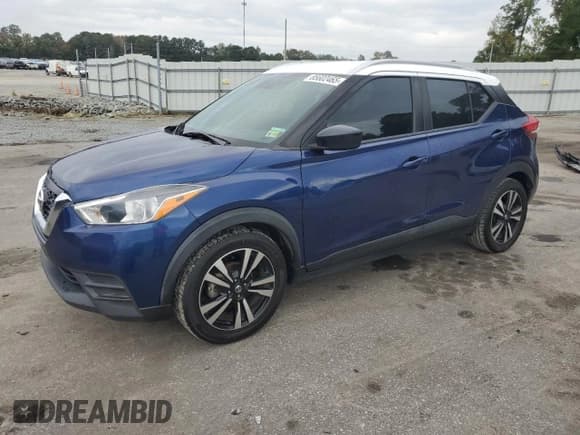 ✅ 2019 Nissan Kicks S • VIN: 3N1CP5CU0KL541868 • Лот: 85602465. Опубликован ранее на Copart с пробегом 155 953 миль. Бесплатный доступ к архиву аукционных продаж из США и подробный отчёт об истории автомобиля на DreamBid. Изображение 1.
