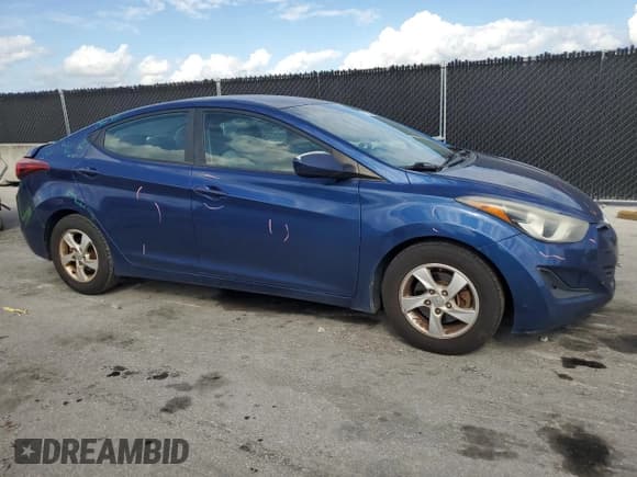 ✅ 2015 Hyundai Elantra SE • VIN: 5NPDH4AE4FH554939 • Lot: 91029465. Listed on Copart with 168,600 mi. Free auction sales archive from the USA and detailed vehicle history report at DreamBid. Image 4.