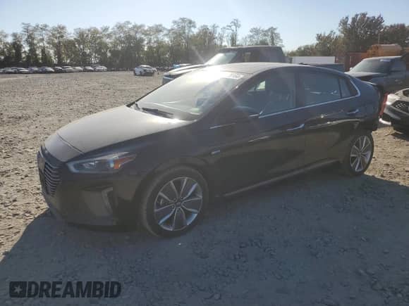 2019 Hyundai Ioniq Limited z VIN KMHC85LC9KU118726, wystawiony jako Copart lot #76720164 z przebiegiem 92 565 mil mil oraz Szkoda całkowita • Salvage title. Historia ofert i sprzedaży dostępna na DreamBid. Obrazek 1.