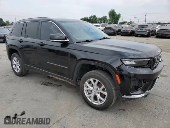 2022 Jeep Grand Cherokee Limited z VIN 1C4RJGBG7N8608386, wystawiony jako Copart lot #63645265 z przebiegiem 20 450 mil mil oraz Szkoda całkowita • Salvage title. Historia ofert i sprzedaży dostępna na DreamBid. Obrazek 4.