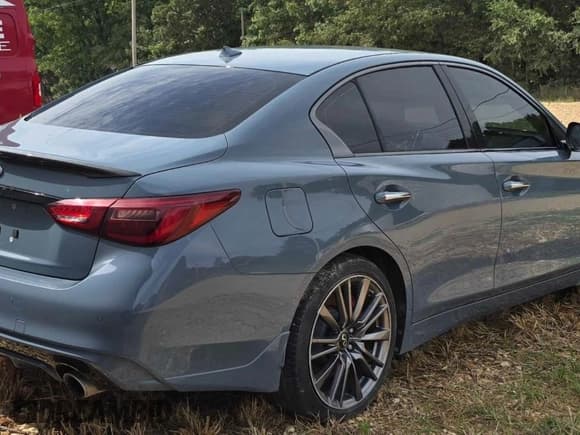 ✅ 2021 Infiniti Q50 Red Sport 400 • VIN: JN1FV7DR2MM880116 • Lot: 71258665. Listed on Copart with 59,927 mi. Free auction sales archive from the USA and detailed vehicle history report at DreamBid. Image 4.