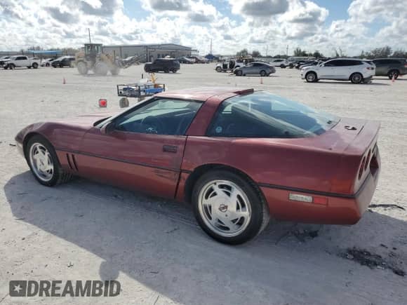 1988 Chevrolet Corvette with VIN 1G1YY2185J5120174, listed as a Copart auction lot 44314235 with 85,341 mi miles and Non repairable. Bid and sale history available at DreamBid. Image 2.