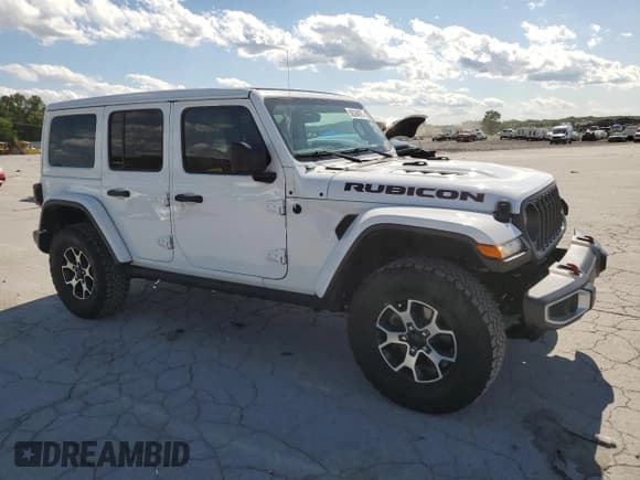 ✅ 2021 Jeep Wrangler Unlimited Rubicon • VIN: 1C4HJXFN1MW749453 • Lot: 58394975. Listed on Copart with 23,394 mi. Free auction sales archive from the USA and detailed vehicle history report at DreamBid. Image 4.