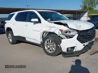 ✅ 2020 Chevrolet Traverse LT Cloth • VIN: 1GNERGKW5LJ294927 • Lot: 43381464. Wystawiony na IAAI z przebiegiem 140 881 mil. Bezpłatny archiwum sprzedaży aukcyjnych z USA i szczegółowy raport historii pojazdu na DreamBid. Zdjęcie 1.