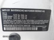 ✅ 2014 BMW 5 Series 535i xDrive • VIN: WBA5B3C51ED538938 • Лот: 43741043. Опубликован ранее на IAAI с пробегом 163 499 миль. Бесплатный доступ к архиву аукционных продаж из США и подробный отчёт об истории автомобиля на DreamBid. Изображение 9.