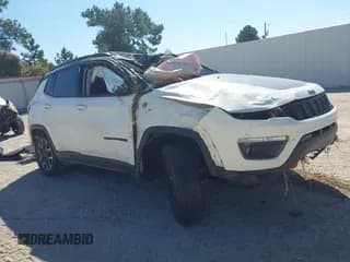 ✅ 2021 Jeep Compass Trailhawk • VIN: 3C4NJDDB8MT532949 • Lot: 40559932. Listed on IAAI with 74,349 mi. Free auction sales archive from the USA and detailed vehicle history report at DreamBid. Image 1.