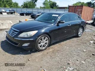 2014 Hyundai Genesis 3.8L z VIN KMHGC4DDXEU263733, wystawiony jako Copart lot #67216525 z przebiegiem 57 858 mil mil oraz Szkoda całkowita • Salvage title. Historia ofert i sprzedaży dostępna na DreamBid. Obrazek 1.