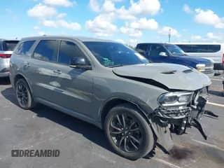 2021 Dodge Durango GT with VIN 1C4RDHDG9MC577714, listed as a IAAI auction lot 42976852 with 95,691 mi miles and . Bid and sale history available at DreamBid. Image 1.