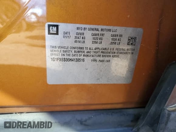 ✅ 2017 Chevrolet Bolt EV Premier • VIN: 1G1FX6S06H4138516 • Lot: 79973204. Wystawiony na Copart z przebiegiem 87 120 mil. Bezpłatny archiwum sprzedaży aukcyjnych z USA i szczegółowy raport historii pojazdu na DreamBid. Zdjęcie 12.