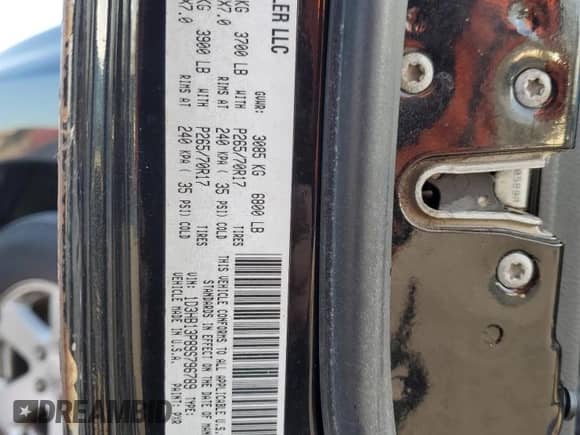 2009 Dodge 1500 TRX z VIN 1D3HB13P89S796789, wystawiony jako Copart lot #85600254 z przebiegiem 290 674 mil mil oraz Szkoda całkowita • Salvage title. Historia ofert i sprzedaży dostępna na DreamBid. Obrazek 12.