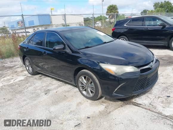 2016 Toyota Camry SE with VIN 4T1BF1FK5GU579815, listed as a IAAI auction lot 43561200 with 98,570 mi miles and . Bid and sale history available at DreamBid. Image 1.