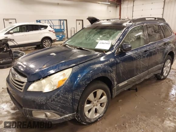 ✅ 2011 Subaru Outback Premium • VIN: 4S4BRCGC9B3342902 • Lot: 43861442. Listed on IAAI with 240,726 mi. Free auction sales archive from the USA and detailed vehicle history report at DreamBid. Image 2.