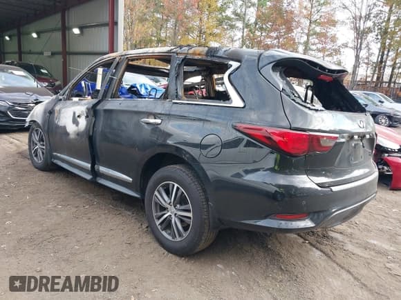 ✅ 2019 Infiniti QX60 Luxe • VIN: 5N1DL0MM0KC507404 • Lot: 43639014. Listed on IAAI with Not provided. Free auction sales archive from the USA and detailed vehicle history report at DreamBid. Image 3.