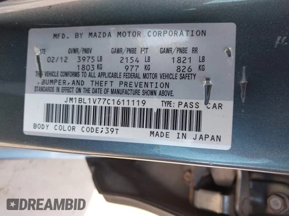 ✅ 2012 Mazda 3 i Touring • VIN: JM1BL1V77C1611119 • Lot: 42177506. Wystawiony na IAAI z przebiegiem 91 970 mil. Bezpłatny archiwum sprzedaży aukcyjnych z USA i szczegółowy raport historii pojazdu na DreamBid. Zdjęcie 9.