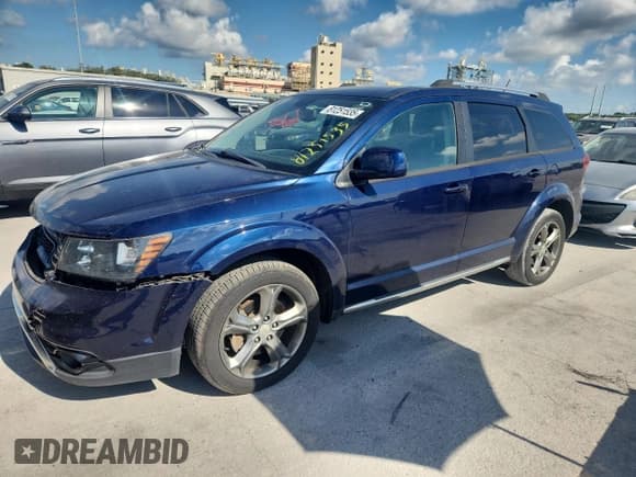 ✅ 2017 Dodge Journey Crossroad Plus • VIN: 3C4PDCGG8HT581348 • Лот: 81251535. Опубликован ранее на Copart с пробегом 158 142 миль. Бесплатный доступ к архиву аукционных продаж из США и подробный отчёт об истории автомобиля на DreamBid. Изображение 1.
