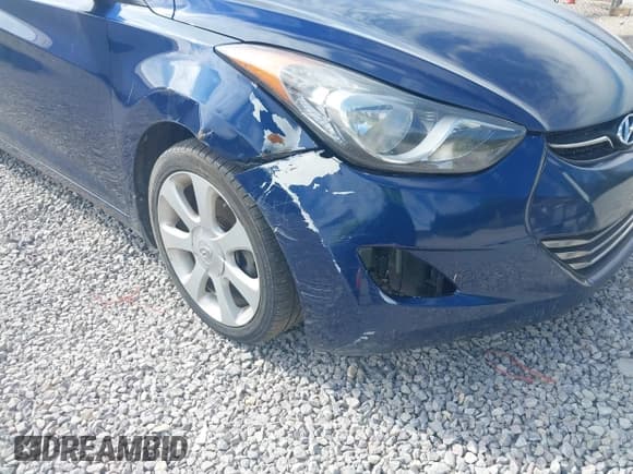 ✅ 2013 Hyundai Elantra GLS • VIN: KMHDH4AE2DU875733 • Lot: 43217340. Listed on IAAI with 165,506 mi. Free auction sales archive from the USA and detailed vehicle history report at DreamBid. Image 6.