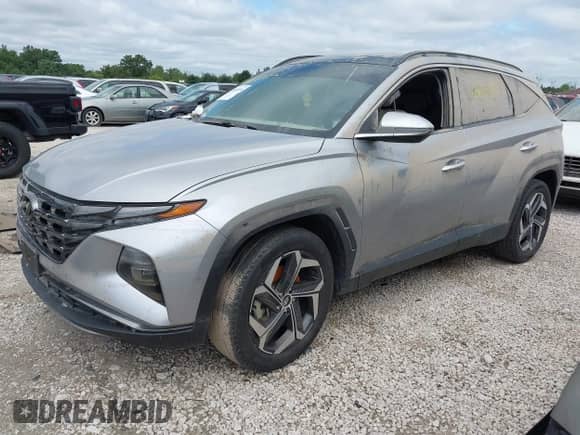 2023 Hyundai Tucson Limited z VIN 5NMJECAE1PH263707, wystawiony jako IAAI lot #43030054 z przebiegiem Nie podano mil oraz . Historia ofert i sprzedaży dostępna na DreamBid. Obrazek 2.