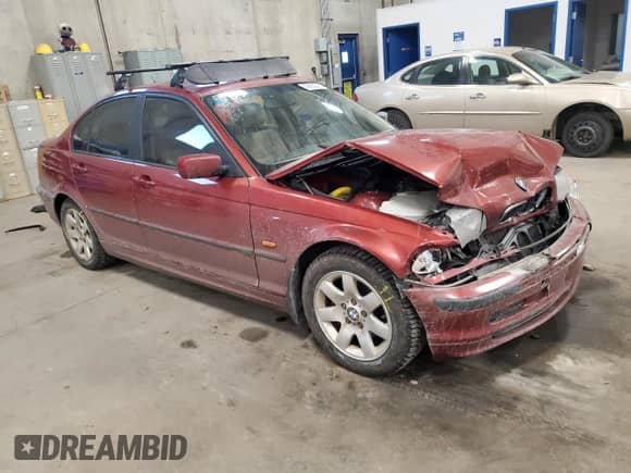 1999 BMW 3 Series 323i with VIN WBAAM3332XKC62620, listed as a Copart auction lot 42955095 with 198,434 mi miles and Salvage title. Bid and sale history available at DreamBid. Image 4.