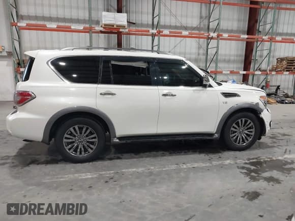 ✅ 2018 Nissan Armada Platinum • VIN: JN8AY2NF3J9333316 • Lot: 43548384. Listed on IAAI with 58,283 mi. Free auction sales archive from the USA and detailed vehicle history report at DreamBid. Image 13.