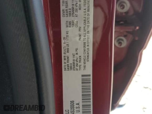 ✅ 2021 Ram 1500 Big Horn • VIN: 1C6SRFFT5MN535506 • Lot: 92245945. Listed on Copart with 51,739 mi. Free auction sales archive from the USA and detailed vehicle history report at DreamBid. Image 12.