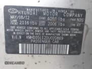 ✅ 2013 Hyundai Elantra • VIN: KMHD35LE2DU020869 • Lot: 43635744. Listed on IAAI with 195,927 mi. Free auction sales archive from the USA and detailed vehicle history report at DreamBid. Image 9.