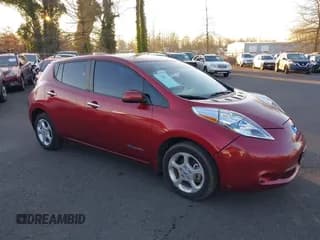 ✅ 2013 Nissan LEAF SV • VIN: 1N4AZ0CP8DC402409 • Lot: 41319897. Listed on IAAI with 45,796 mi. Free auction sales archive from the USA and detailed vehicle history report at DreamBid. Image 1.